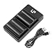LP EN-EL15 EN EL15a Battery Charger Pack, 2-Pack Battery & Dual Slot Charger, Compatible with Nikon D7500, D7200, D7100, D7000, D850, D750, D500, D810a, D810, D800e, D800, D610, D600 & More primary