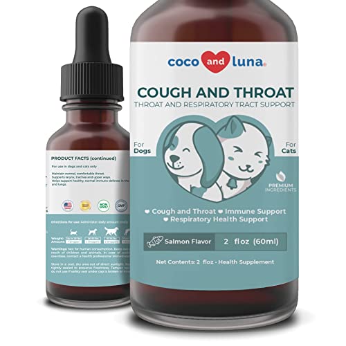 Cough Relief for Dogs and Cats Kennel Cough Throat and Respiratory