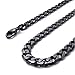 jonline24h Mens Stainless Steel Necklace Chain 18-30inches Black 6.5mm(20)