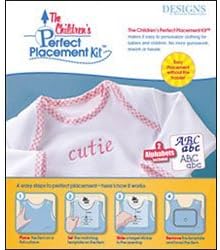 Children's Perfect Placement Kit for Embroidery by Designs in Machine Embroidery