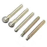 YUFUTOL Wheel Kit Set 5pcs TS/TR Tile Cutter Tungsten Carbide Repl Wheel Cutting Diameter 7/8(22mm) 23/32(18mm) 3/8(10mm) 5/16(8mm) 1/4(6mm) Inch Bar length 80mm and 76mm