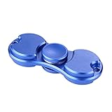 DSSY Metal Hand Cube Spinner High Speed EDC Fidget Toys for Relieving ADHD, Anxiety, Stress and Boredom (G Blue)