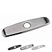 VAPSINT Modern Brushed Nickel Stainless Steel Kitchen Bathroom Sink Hole Faucet Cover Deck Plate Escutcheon, Covering Unused Mounting Holes