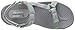 Skechers Women's Reggae Decked Out Flat Sandal, Grey, 9 M US