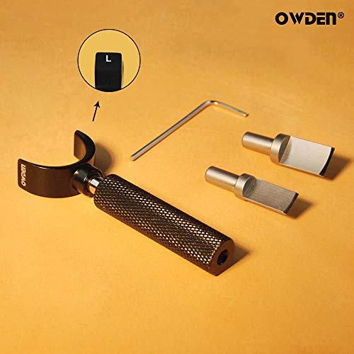 OWDEN Professional Leather Tool, Leather Swivel Knife with 2 Sizes