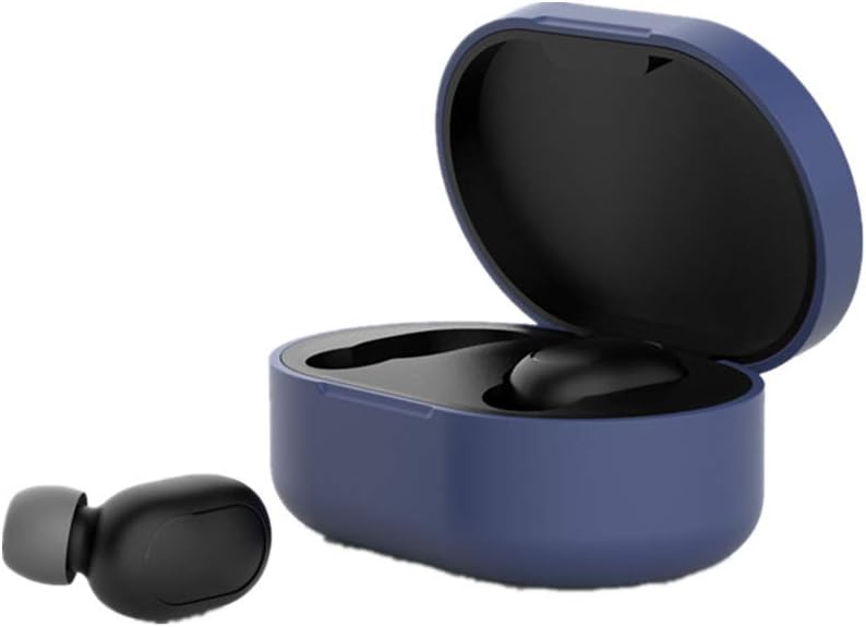 xingshengdejia Silicone Protective Cover Case for Xiaomi Redmi Airdots TWS Bluetooth Earphone Headset Silicone Skin Case Shock Proof Protective Resistant Cover