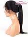 Persephone Light Yaki Straight 360 Lace Frontal Wig Pre Plucked with Baby Hair Virgin 360 Lace Wig Human Hair Brazilian Remy 360 Human Hair Wigs for Black Women 150 Density 14 Inch Natural Color
