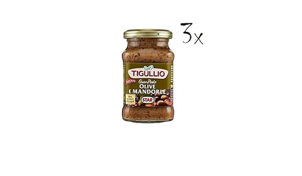 3x Star Tigullio GranPesto Pesto Sauce with Olives & Almonds for ...
