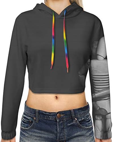 Womens Crop Top Hood School of Life 