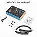Bluetooth Headphones, Retractable Bluetooth Headset, myfree [30 Hours Playtime] Neckband Wireless Bluetooth Headphones Waterproof with mic Compatible for All Cellphones (Black) (Black)