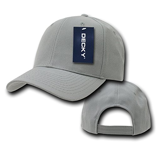 DECKY Deluxe Baseball Cap, Grey