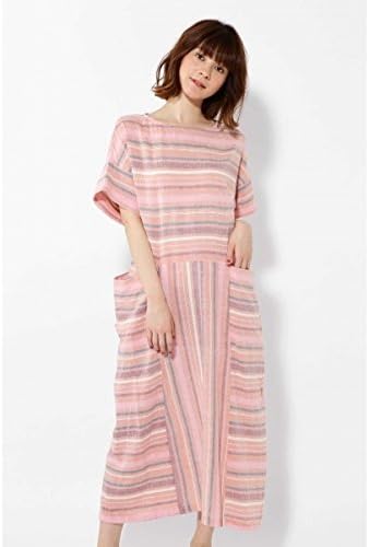 Amazon Co Jp ローズバッド Rose Bud メキシカンストライプワンピース ピンク1 服 ファッション小物