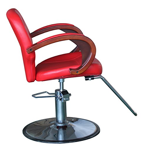 Eastmagic Beauty Salon Chair Stations Furniture Equipment (Red)