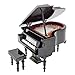 Odoria 1/12 Miniature Grand Piano Dollhouse Musical Instruments Accessories