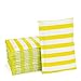 Fu Global 4x8 inch Bubble Mailers #000 Padded Envelopes Yellow Stripe 50pcs