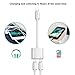 Headphone Adapter for iPhone Splitter Chargers & Power Adapter Dongle Headphones Adapter Aux Audio & Charge Support Music + Charge + Call for iPhone X/XS/XSMAX/XR/8/8Plus Support iOS 12 System(White)thumb 3