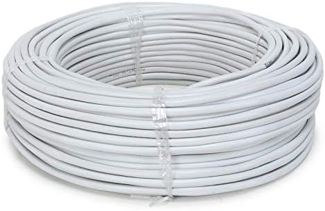 PremiumAVPav-CCTV-7 Roll 3+1 Copper CCTV Camera Cable Role (White)