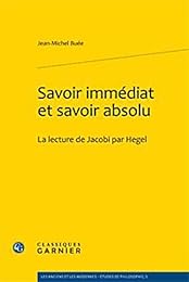 Savoir immédiat et savoir absolu
