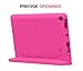 MoKo Case for All-New Amazon Fire HD 10 Tablet (7th Generation, 2017 Release) - Kids Shock Proof Convertible Handle Light Weight Super Protective Stand Cover Case for Fire HD 10.1 Inch Tablet, MAGENTA