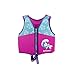SwimSchool Swim Trainer Vest, Flex-Form, Adjustable Safety Strap, Easy On and Off, Medium/Large, up to 50 Lbs., Pink/Aqua