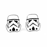 Star Wars Men's Stormtrooper Helmet Cufflinks W/Gift Box