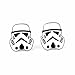Star Wars Men's Stormtrooper Helmet Cufflinks W/Gift Box