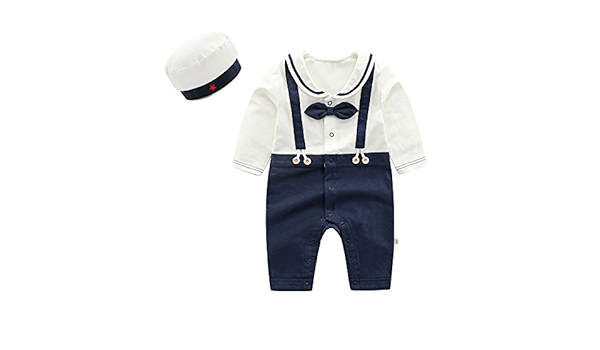 baby boy navy romper