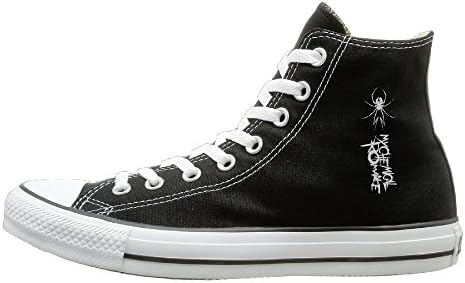 Suancai Unisex My Chemical Romance High Top Sneakers Canvas Shoes Design Sport Shoes Classic 40 Black