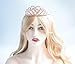 30th Birthday Party Supplies 30th Birthday Tiara and Sash Kit Rhinestone Princess Crown and Glitter Satin Sash for Happy Birthday Party Favors, Decorations Multicolored