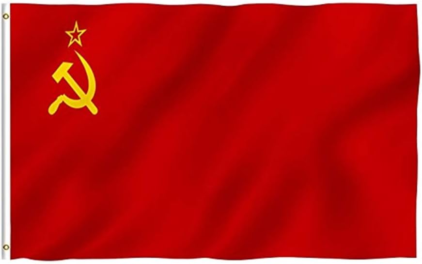 Rocita URSS Bandera Bandera poliéster de Alta definición Exterior