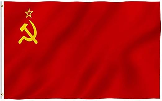 Rocita URSS Bandera Bandera poliéster de Alta definición Exterior
