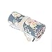Damero 72 Canvas Colored Pencils Wrap, Roll up Pen Holder Case with Zipper Pouch for Accessories, Cute and Multi-purpose (NO Pencil included)