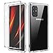 SKYLMW Galaxy Note 10 Plus Case,Note 10+ 5G Cover,Dual Layer Shockproof Hybrid Soft TPU & Hard Plastic High Impact Protective Cases fit Galaxy Note 10+ 2019 for Women/Men/Girls/Boys,Clear