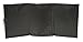 EXENTRI Leather Trifold Wallet - RFID Blocking w/Stainless Steel Locking Clip (Black)