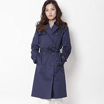 Amazon メイソングレイ Mayson Grey トレンチコート 05ネイビー