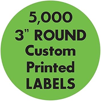 round printed labels