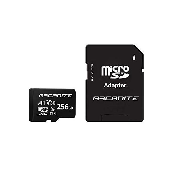 GoPro Shorty - Mini-Verlängerungsstange und Stativ schwarz + ARCANITE 256 GB microSDXC-Speicherkarte mit Adapter - UHS… – Bild 7
