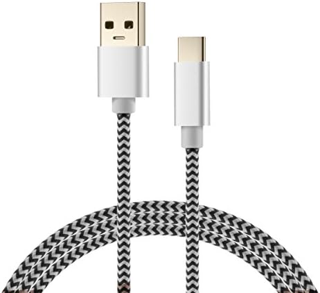 USB Type C Charger Cable,SHNVIR USB C to USB 3.0 Nylon Braided Android Charger Cable Fast Charging Phone Charger Cord for Samsung Galaxy S8, S8 Plus,Note 8, LG G6 V20 G5,New Macbook and More (Gray)