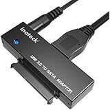 Inateck USB 3.0 to SATA Converter Adapter for 2.5 inch/3.5 inch Hard Drive Disk HDD and SSD, Power Adapter Included(UA1001)