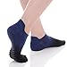 Great Soles Women's Ombre Dyed Grip Socks for Pilates, Yoga, and Barre (One Size - comfortably fits women shoe sizes 6-10, Marine)