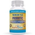 Probiotic - Best Daily Probiotic Supplement For Fast Relief of Stomach Bloating And Discomfort From Gas - Free Ebook Included - Perfect for Men Women and Children - 120 Capsules - 6 Billion Lactobacillus Acidophilus Bifidobacterium Salivarius Bulgaricus B