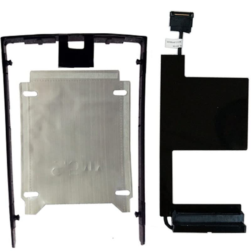 2.5" HDD Caddy Bracket with Left Side Hard Drive Connector Cable with Holder Tin Foil Replacement for Lenovo Thinkpad P50 P51 00UR836 DC02C007B00
