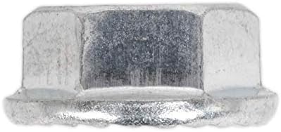 Sealey FN8 Flange Nut Serrated M8 Zinc DIN 6923 Pack of 100, Silver - Image 3