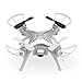 App Controlled Mini Drone 720P HD WiFi Camera, 2.4GHz 4CH 6-Axis Gyro RC Quadcopter, Gravity Sensor, One-Key Return, Headless Mode, 3D Flips, Bonus Batteries