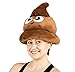 Fiesta Toys Emoji Poop Plush Emoticon Hat - 12 Inches
