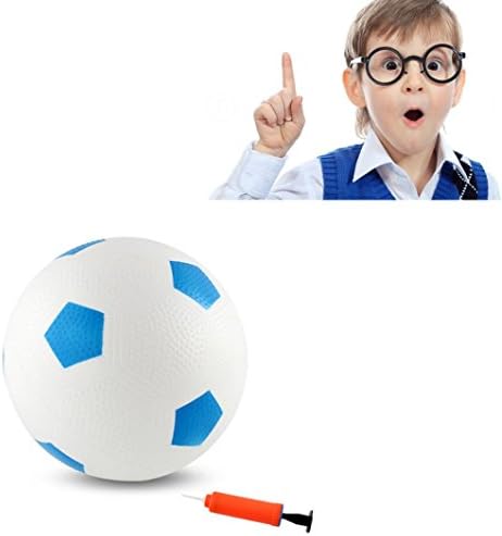 Yeefant Pvc Inflatable Football Color Inflatable Beach Children Sport Education Toy Ball for Kids Boys,9 Inch