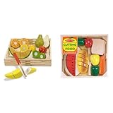 Product Bundle Melissa & Doug Cutting Food and Cutting Fruit Bundle Book