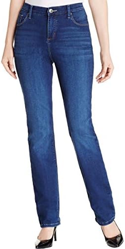 Lee Platinum Label Womens Denim Classic Fit Straight Leg Jeans Blue 18