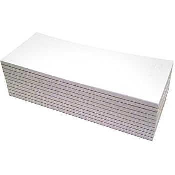 Memo Pads - Note Pads - Scratch Pads - Writing Pads - 10 Pads with 50 Sheets in Each Pad (3-1/2 x 8-1/2 Inches)