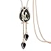 buyanputra Women Fashion Tulip Pendant Ornament Long Chain Necklace Fashion Charm Necklace